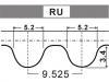 Steuerriemen Timing Belt:04L 109 119 A