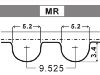 Courroie crantée Timing Belt:F803-12-205