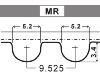 Courroie crantée Timing Belt:0816.58