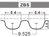 Courroie crantée Timing Belt:MD102248