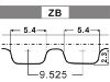 Steuerriemen Timing Belt:94029834